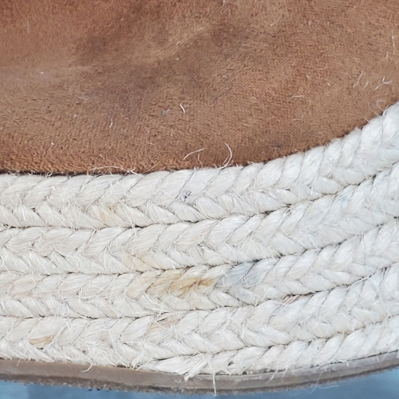 American Rag tan platform woven sandals 7 - Picture 12 of 16